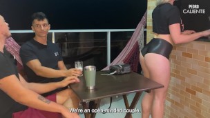 Married woman ride my dick in front of her cuckold (Part 1)